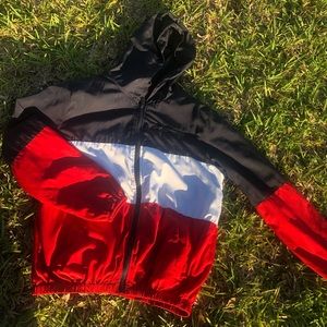 Brandy Melville colorblocked windbreaker